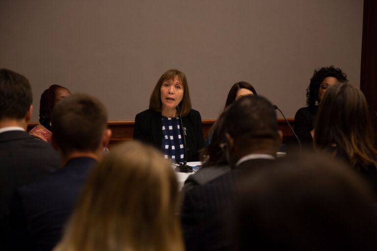 Dr. Cecilia Martinez, addresses Hill staffers.