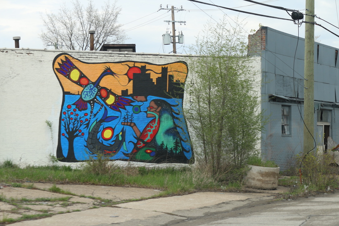 Neighborhood mural