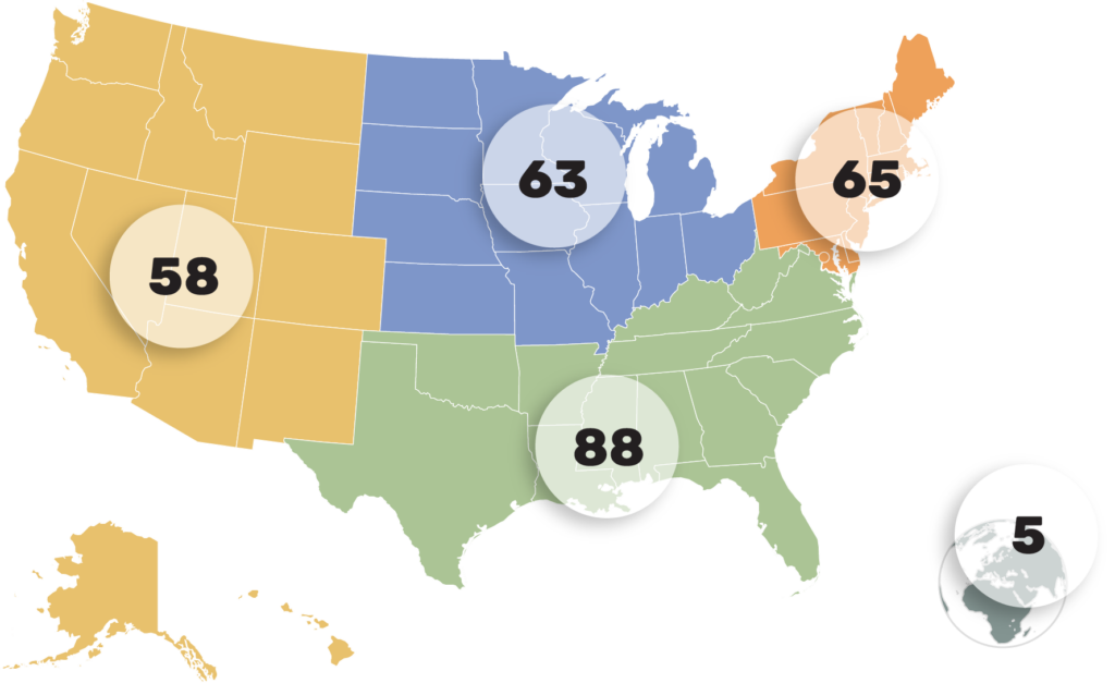 Map of the United States